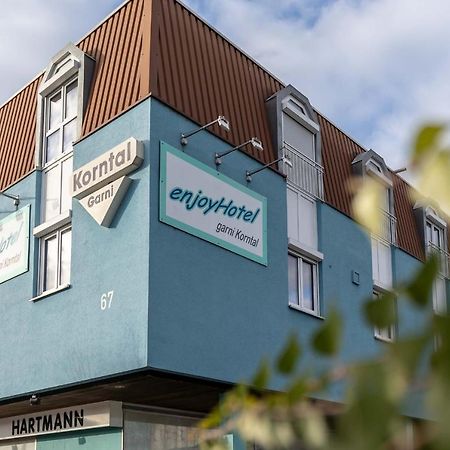 Enjoyhotel Garni Korntal Stuttgart B&B Parkplatz Sprinter Eksteriør bilde