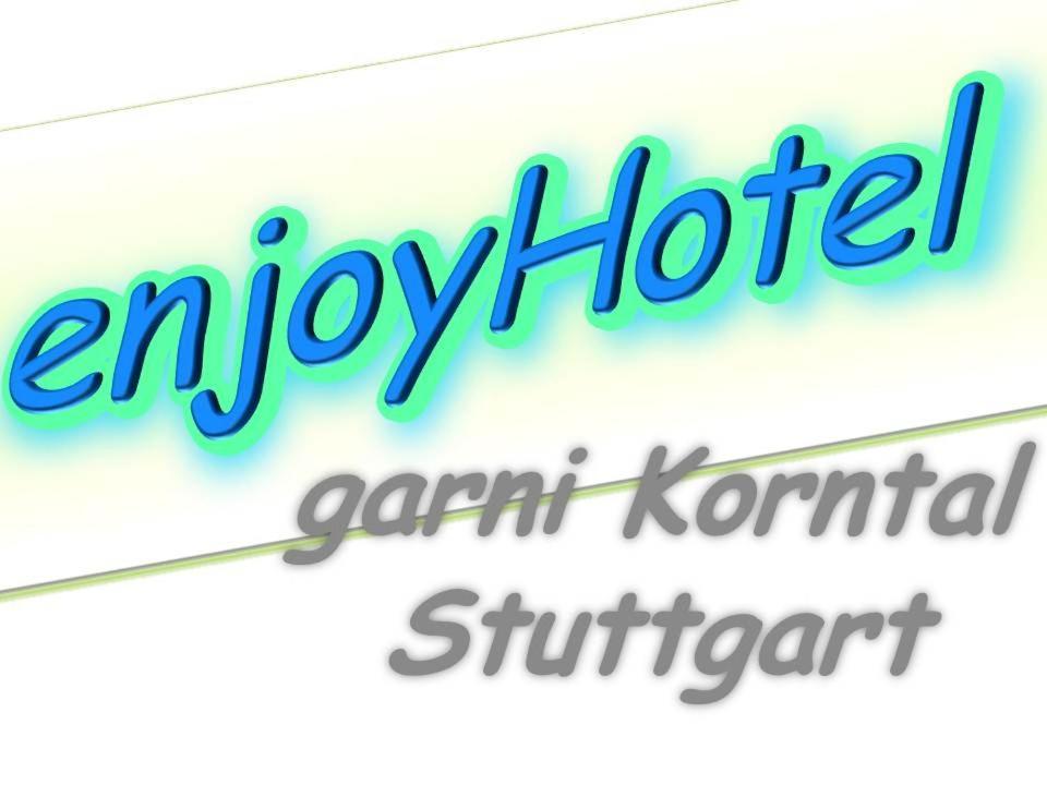 Enjoyhotel Garni Korntal Stuttgart B&B Parkplatz Sprinter Eksteriør bilde