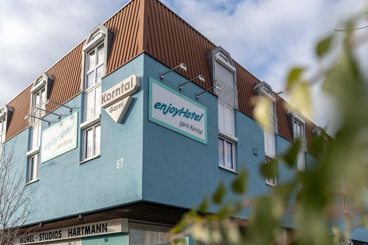 Enjoyhotel Garni Korntal Stuttgart B&B Parkplatz Sprinter Eksteriør bilde